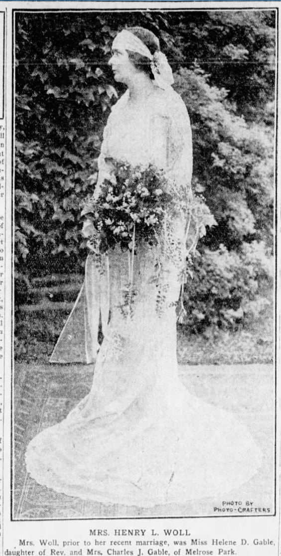 Helene Gable marries